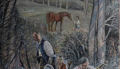 Казацкий привал или кормление красного коня